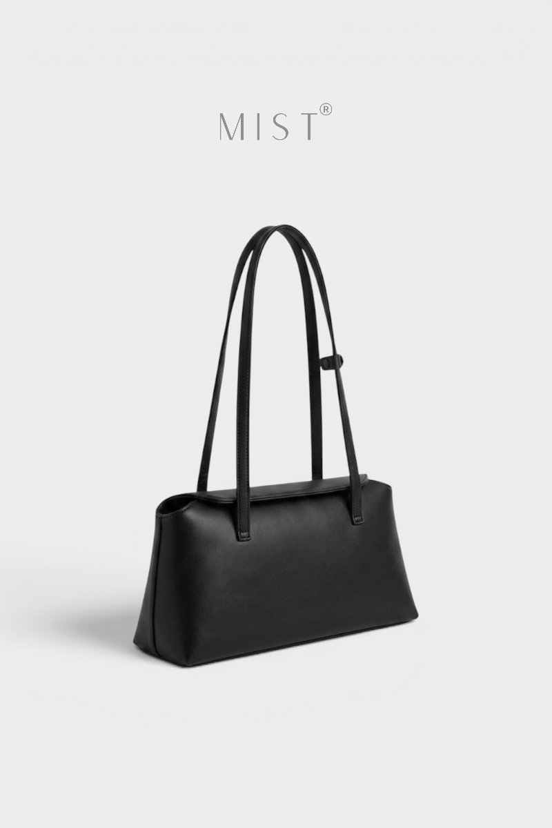 Venice Pillow Closure Minimalist Handbag –
Black
