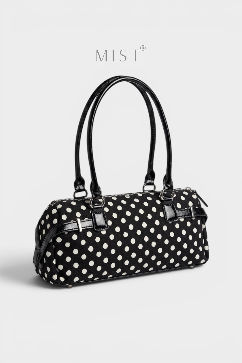 Camellia Polka Large - Black
