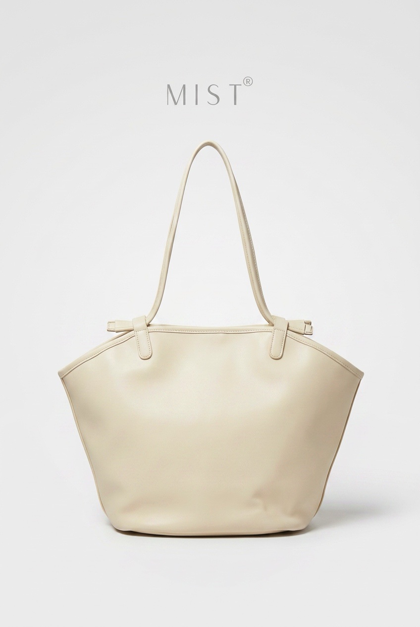 Lea Large + Pouch – Crème
