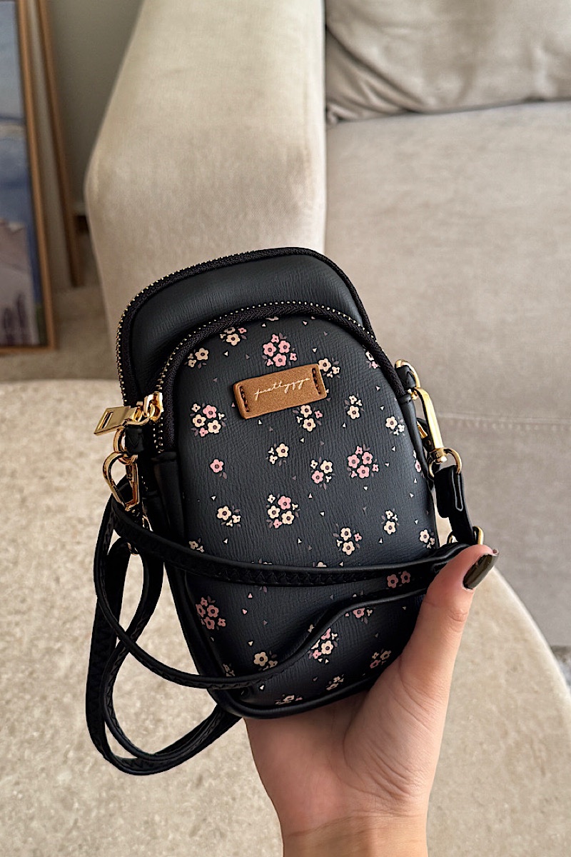 Peony Cross - Black