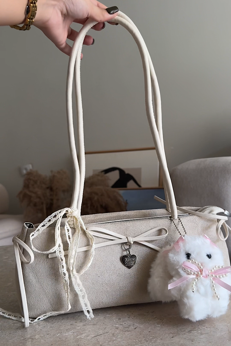 Bunny Suede + Charm+ Accessory Cream
