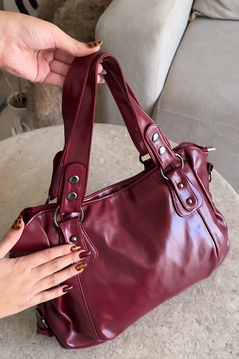 Greta Large - Cherry Bordeaux