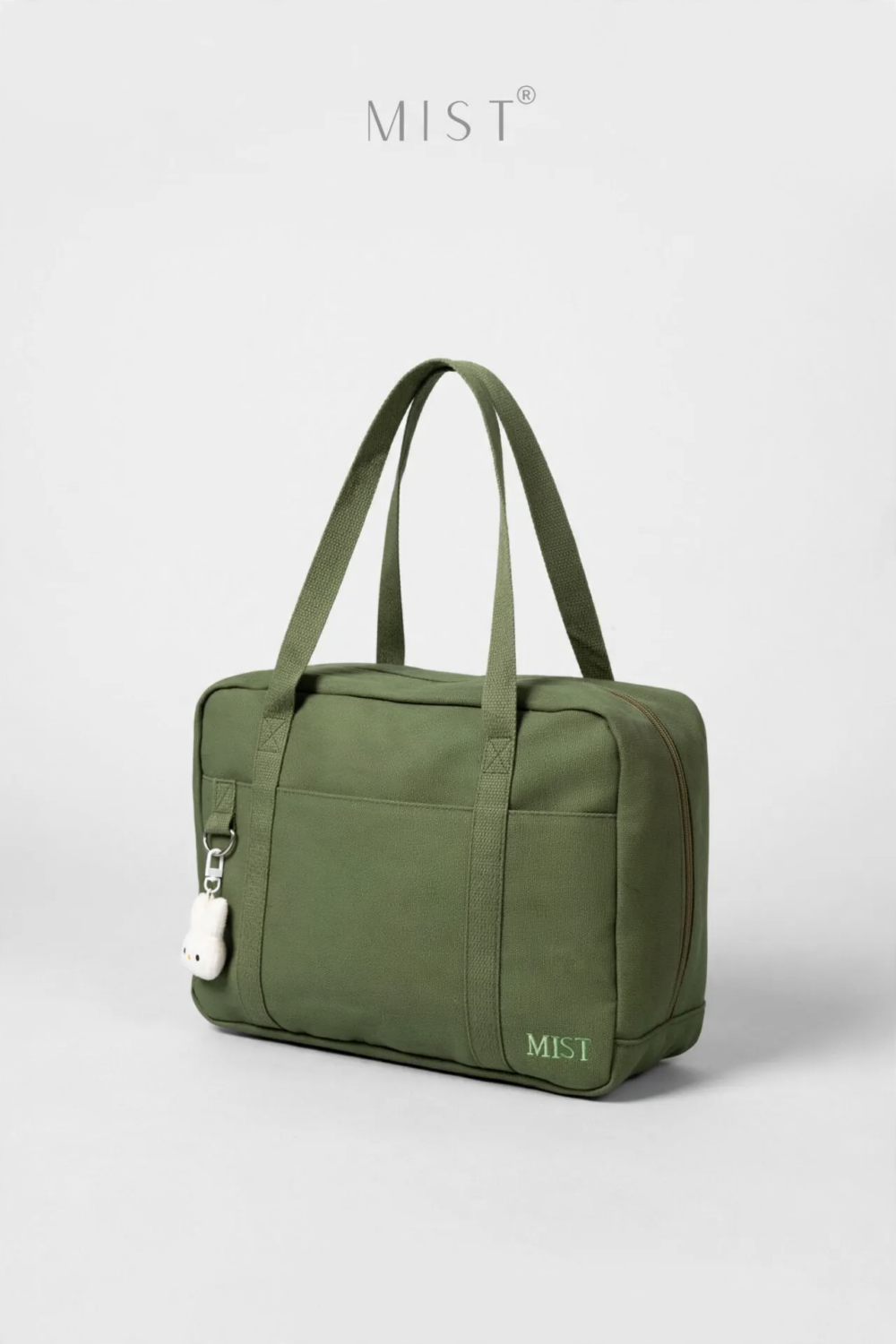 Kaia Large Organized Tote + Charm - Olive