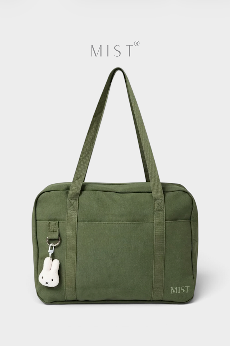 Kaia Large Organized Tote + Charm - Olive