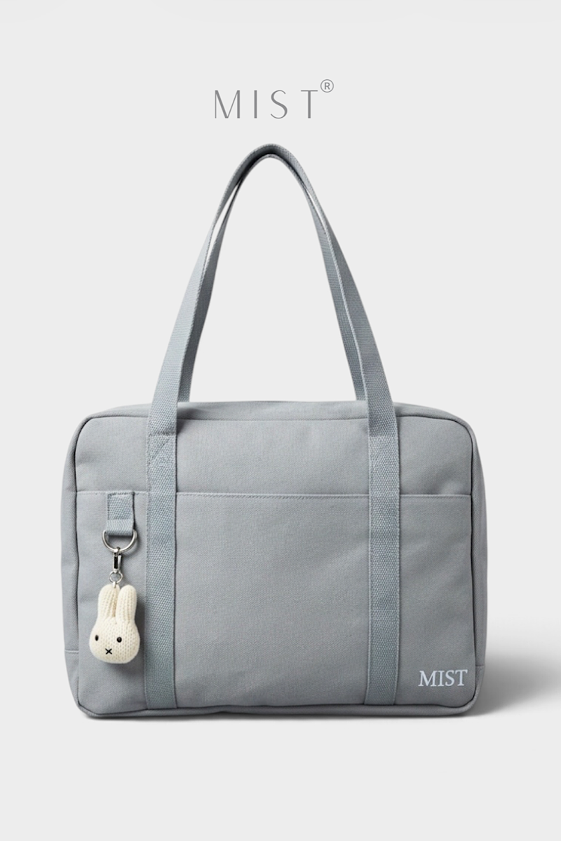 Kaia Large Organized Tote + Charm - Sky Blue