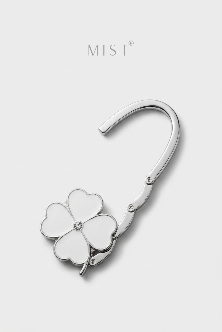 Clover Bag Hanger – White